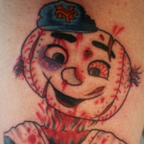 Mr. Met?! from Bad, Bad Baseball Tattoos E! News